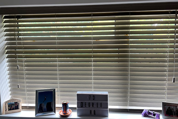 New blinds in Wrexham living room